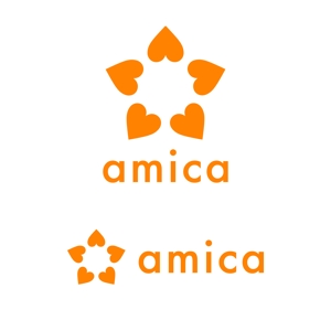 mochi (mochizuki)さんの「amica か　アミカ」のロゴ作成への提案