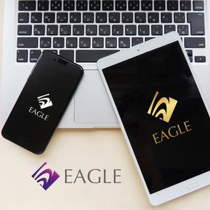 KOZ-DESIGN (saki8)さんの主に飲食を事業としている会社「株式会社EAGLE」のロゴへの提案