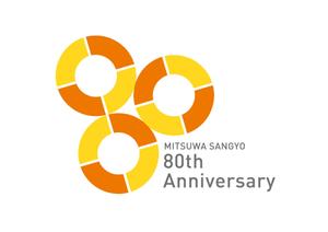 NICE (waru)さんの「三ツ輪産業」の80周年記念ロゴ作成への提案
