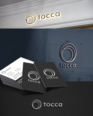D.R DESIGN (Nakamura__)さんの美容室『tocca』のロゴへの提案