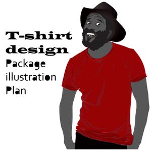 Big moon design (big-moon)さんの【急募です！】紳士Tシャツパッケージ用のイラスト制作への提案