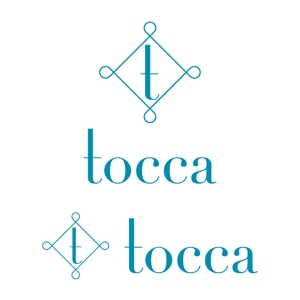 j-design (j-design)さんの美容室『tocca』のロゴへの提案