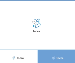 動画サムネ職人 (web-pro100)さんの美容室『tocca』のロゴへの提案