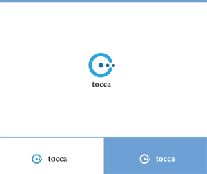 動画サムネ職人 (web-pro100)さんの美容室『tocca』のロゴへの提案