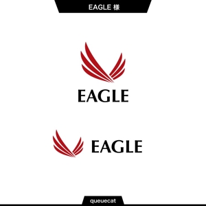 queuecat (queuecat)さんの主に飲食を事業としている会社「株式会社EAGLE」のロゴへの提案