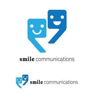 Rena (rena088)さんの笑顔とコミュニケーションスキルを伝える会社ロゴデザイン「smile communications 」への提案