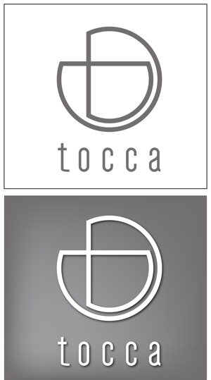 taki-5000 (taki-5000)さんの美容室『tocca』のロゴへの提案