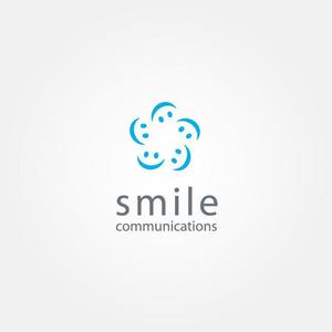 tanaka10 (tanaka10)さんの笑顔とコミュニケーションスキルを伝える会社ロゴデザイン「smile communications 」への提案