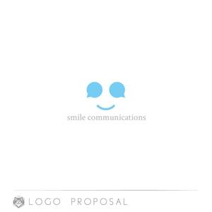 nyakko (kamemz)さんの笑顔とコミュニケーションスキルを伝える会社ロゴデザイン「smile communications 」への提案