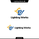 queuecat (queuecat)さんの電気工事 株式会社Lighting Works のロゴマークへの提案