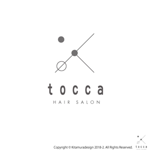 customxxx5656 (customxxx5656)さんの美容室『tocca』のロゴへの提案
