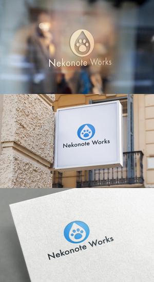 fortunaaber ()さんの手作業・軽作業の請負サービス「Nekonote Works（ネコノテワークス）」のロゴへの提案