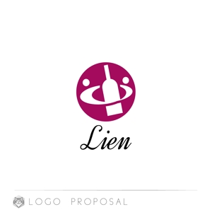 nyakko (kamemz)さんのワインショップ「Lien～リアン」のロゴ作成への提案
