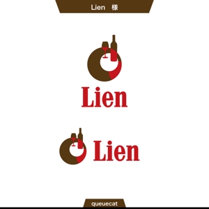 queuecat (queuecat)さんのワインショップ「Lien～リアン」のロゴ作成への提案