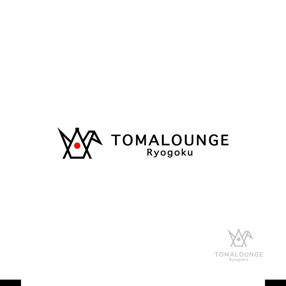 民泊屋号「TOMALOUNGE」のロゴデザイン