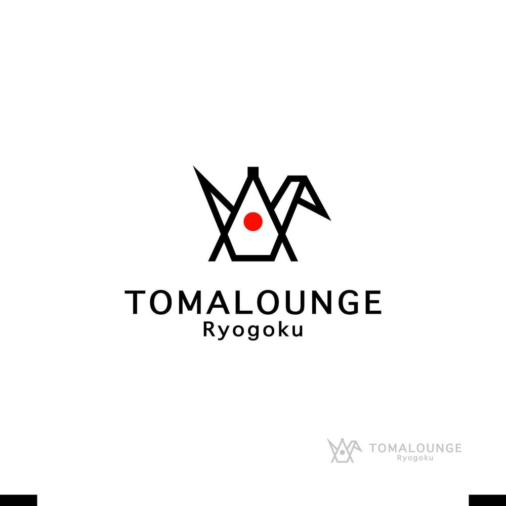 民泊屋号「TOMALOUNGE」のロゴデザイン