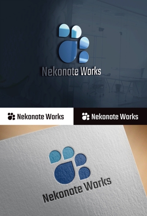 fs8156 (fs8156)さんの手作業・軽作業の請負サービス「Nekonote Works（ネコノテワークス）」のロゴへの提案