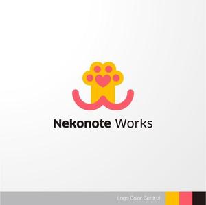 ＊ sa_akutsu ＊ (sa_akutsu)さんの手作業・軽作業の請負サービス「Nekonote Works（ネコノテワークス）」のロゴへの提案