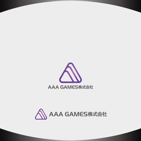 D.R DESIGN (Nakamura__)さんのオンラインゲーム会社「AAA GAMES Inc.」のロゴへの提案