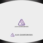 D.R DESIGN (Nakamura__)さんのオンラインゲーム会社「AAA GAMES Inc.」のロゴへの提案