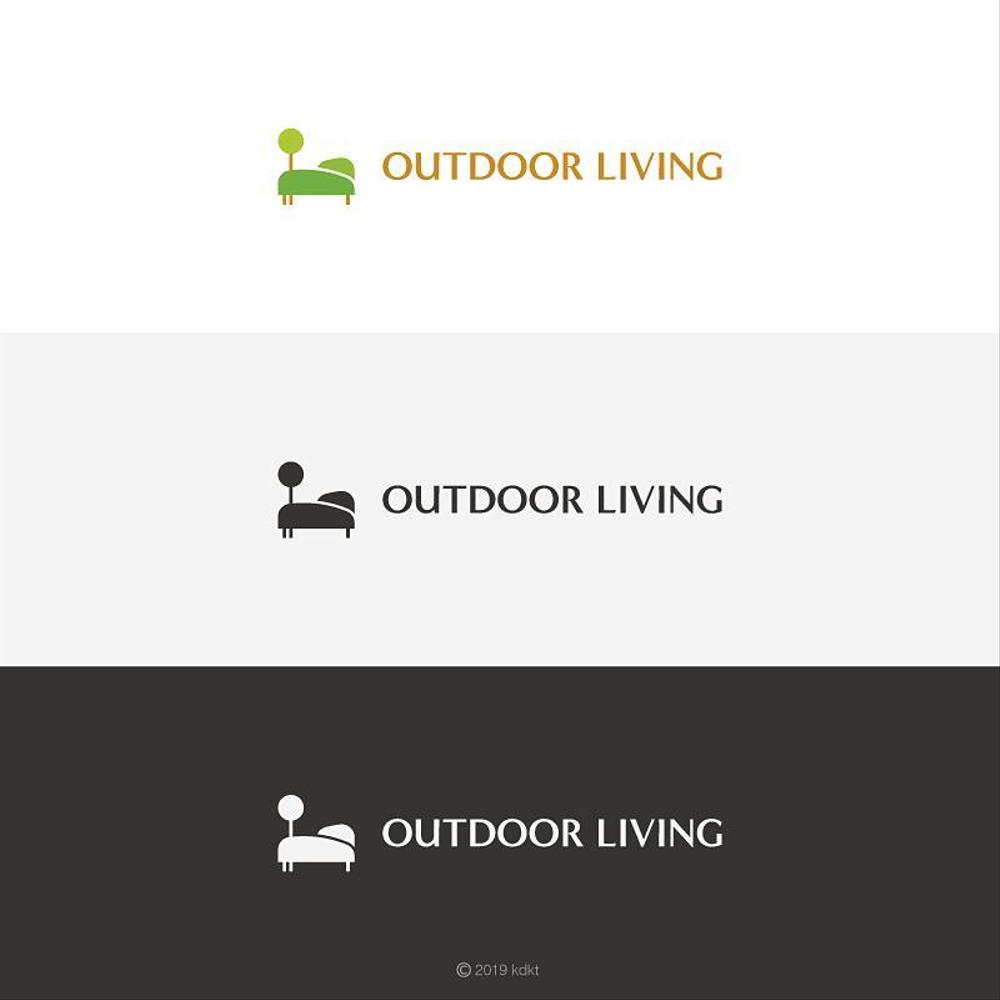 アウトドア施設の運営会社「株式会社OUTDOOR LIVING」のロゴ