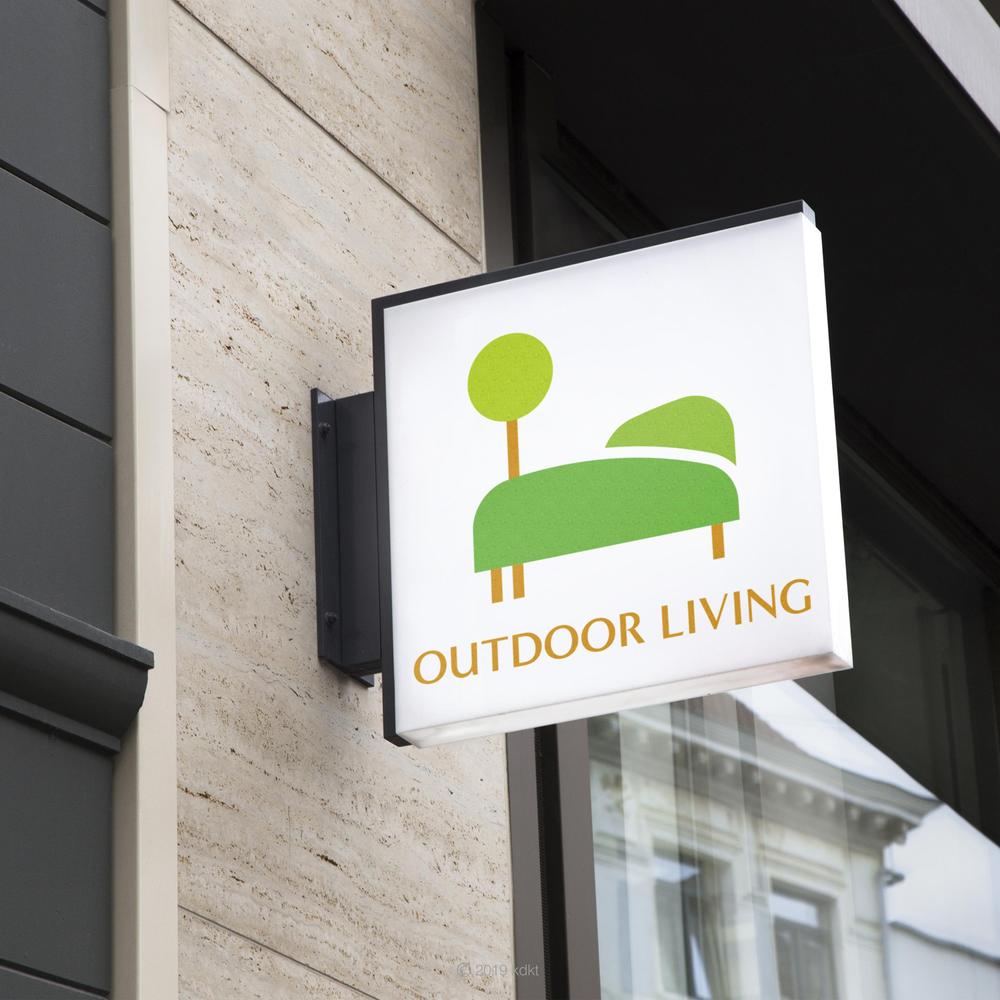 アウトドア施設の運営会社「株式会社OUTDOOR LIVING」のロゴ