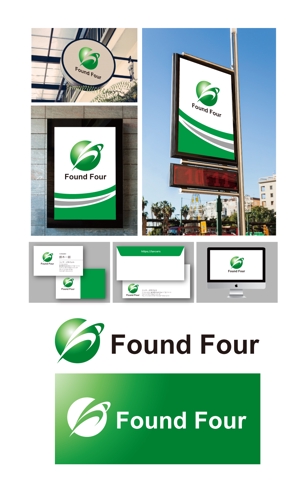 Hernandez (king_j)さんの貿易会社「Found Four」の会社ロゴへの提案