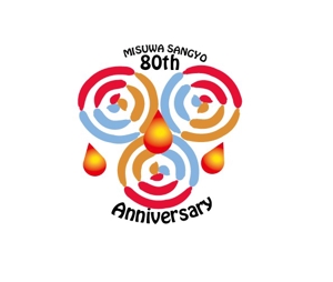 ソラオ (qcooko)さんの「三ツ輪産業」の80周年記念ロゴ作成への提案
