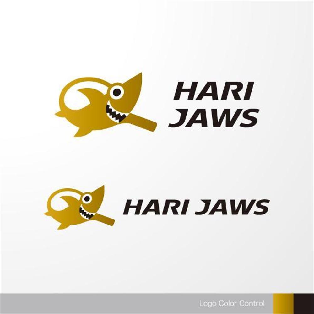 ガット張り専門店「HARI JAWS」のロゴデザイン 