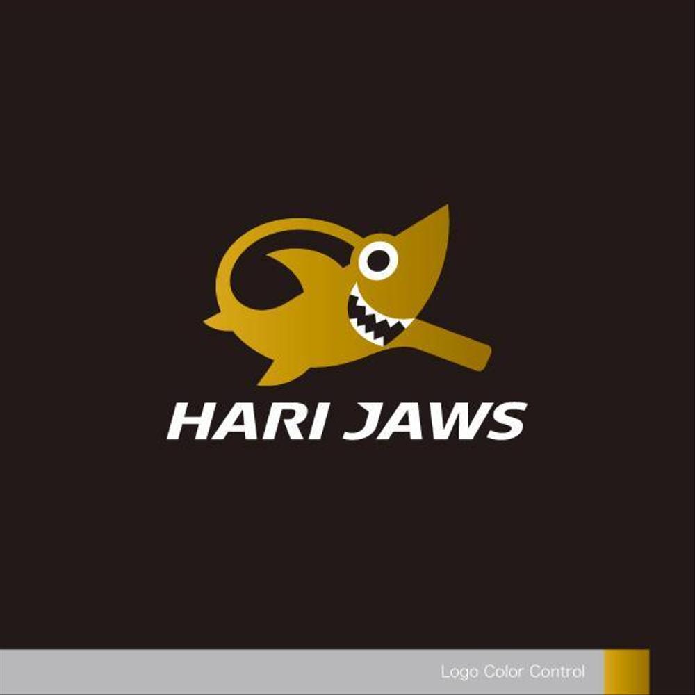 ガット張り専門店「HARI JAWS」のロゴデザイン 