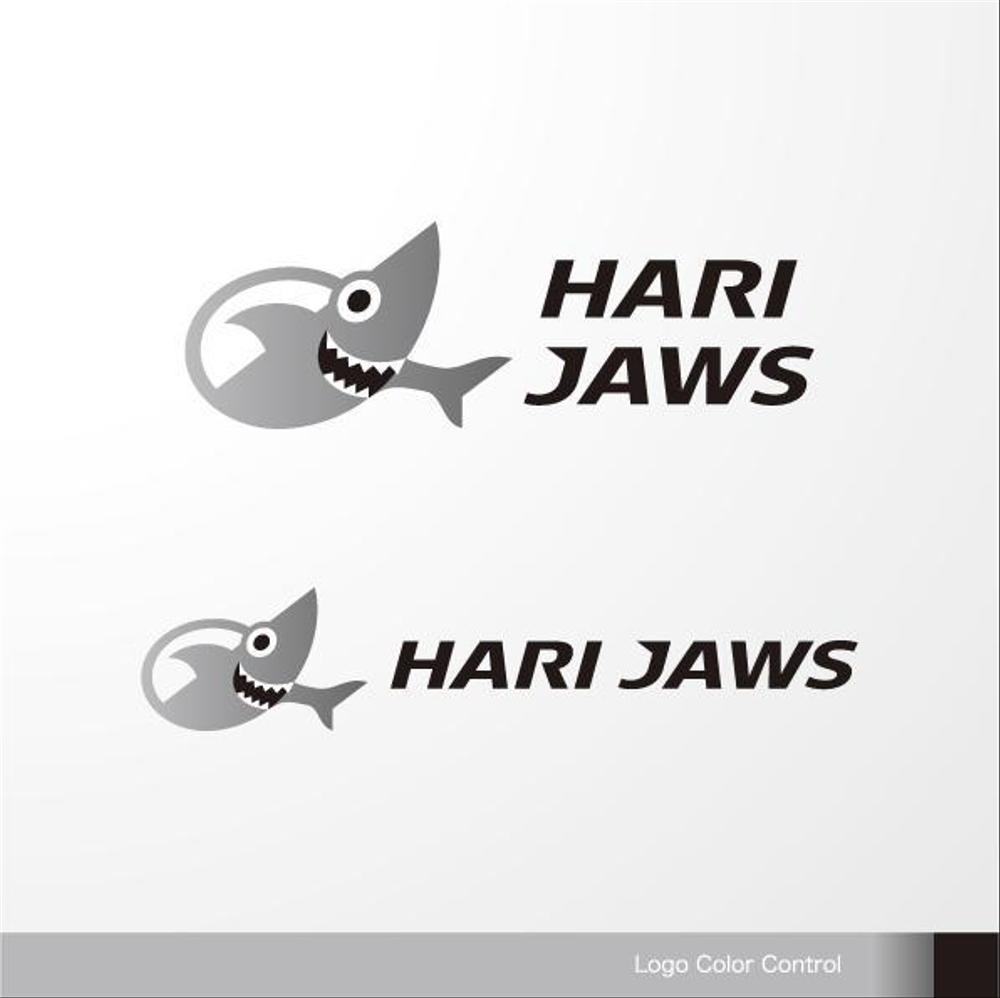 ガット張り専門店「HARI JAWS」のロゴデザイン 