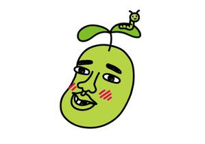 栗山　薫 (kuri_pulsar)さんの【遊び心求む】「豆」のキャラクターデザイン（シンプル・シュール・ブサイク）『サンプルあり』への提案