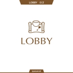 queuecat (queuecat)さんのまちの玄関口となるカフェ「LOBBY」のロゴへの提案