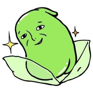 kojimochi (kojimochi)さんの【遊び心求む】「豆」のキャラクターデザイン（シンプル・シュール・ブサイク）『サンプルあり』への提案