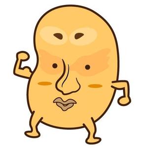 kinoto ()さんの【遊び心求む】「豆」のキャラクターデザイン（シンプル・シュール・ブサイク）『サンプルあり』への提案