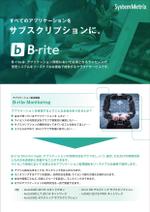 mi_design (mi_design)さんのライセンス管理システム「B-rite」のチラシへの提案