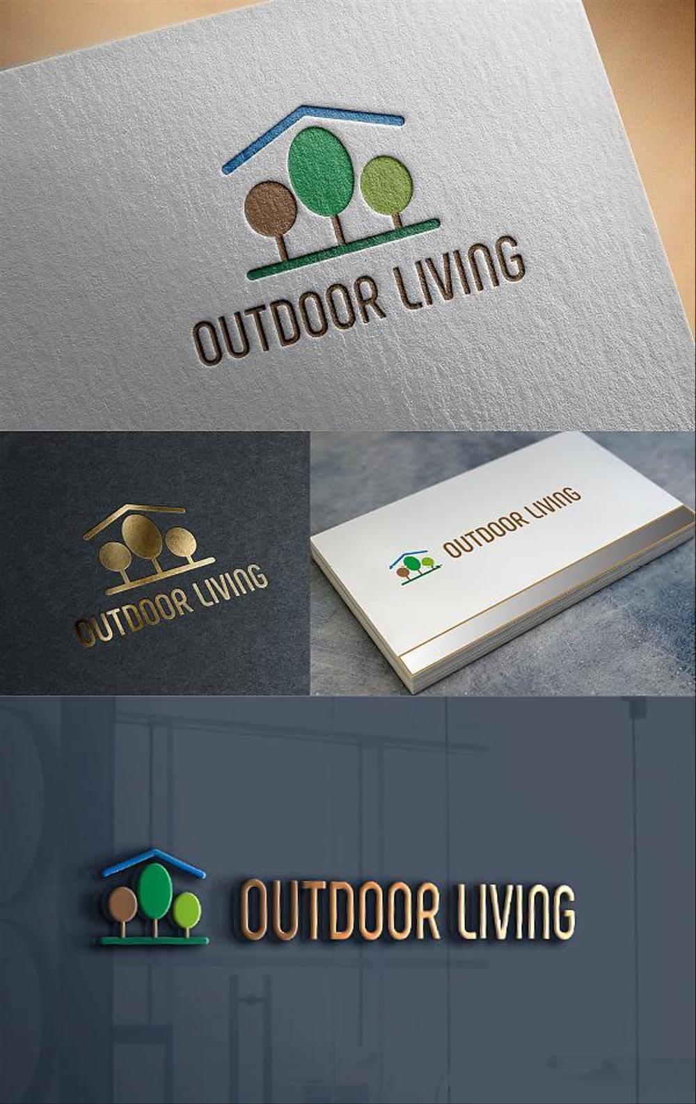 アウトドア施設の運営会社「株式会社OUTDOOR LIVING」のロゴ