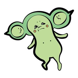Karma Design Works (Karma_228)さんの【遊び心求む】「豆」のキャラクターデザイン（シンプル・シュール・ブサイク）『サンプルあり』への提案