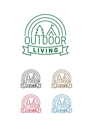 Planta2 design (Planta2)さんのアウトドア施設の運営会社「株式会社OUTDOOR LIVING」のロゴへの提案