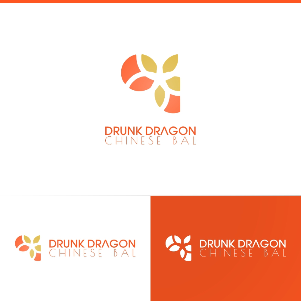 CHINESE BAL 「DRUNK DRAGON」のロゴ制作