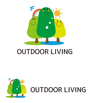 田中　威 (dd51)さんのアウトドア施設の運営会社「株式会社OUTDOOR LIVING」のロゴへの提案