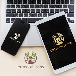 KOZ-DESIGN (saki8)さんのアウトドア施設の運営会社「株式会社OUTDOOR LIVING」のロゴへの提案