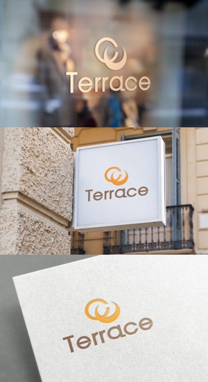 fortunaaber ()さんの民泊ホテル「Terrace」のロゴへの提案