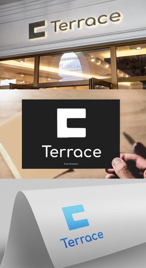 musaabez ()さんの民泊ホテル「Terrace」のロゴへの提案