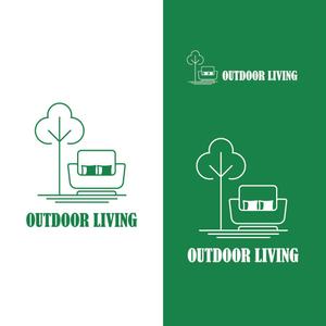 creative house GRAM (creative_house_GRAM)さんのアウトドア施設の運営会社「株式会社OUTDOOR LIVING」のロゴへの提案