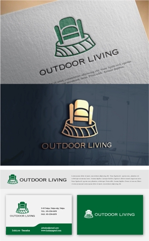 drkigawa (drkigawa)さんのアウトドア施設の運営会社「株式会社OUTDOOR LIVING」のロゴへの提案