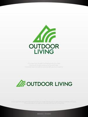 魔法スタジオ (mahou-phot)さんのアウトドア施設の運営会社「株式会社OUTDOOR LIVING」のロゴへの提案