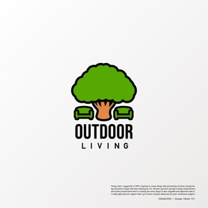 ヒロユキヨエ (OhnishiGraphic)さんのアウトドア施設の運営会社「株式会社OUTDOOR LIVING」のロゴへの提案