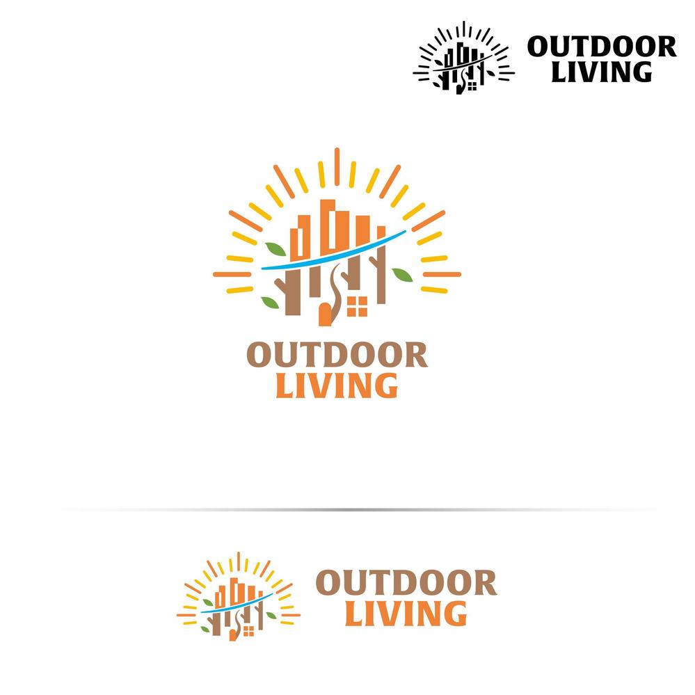 アウトドア施設の運営会社「株式会社OUTDOOR LIVING」のロゴ