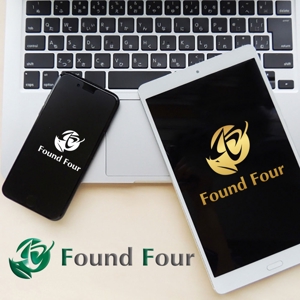 KOZ-DESIGN (saki8)さんの貿易会社「Found Four」の会社ロゴへの提案
